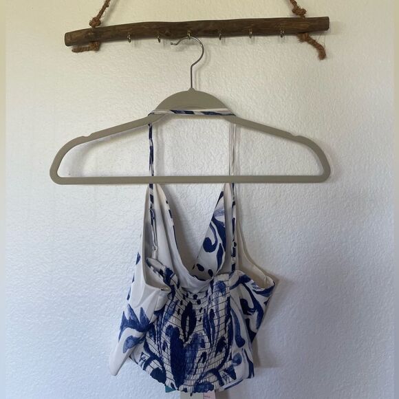 Blue and white printed top - Picture 2 of 2